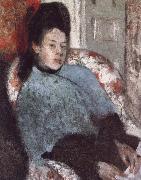 Germain Hilaire Edgard Degas Portrait of Elena Carafa Sweden oil painting artist